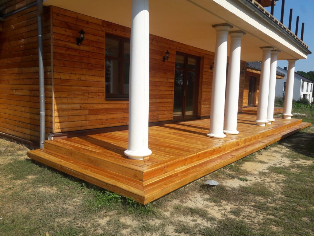 Wooden terrace